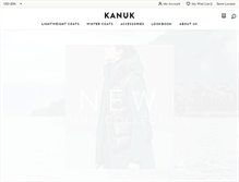 Tablet Screenshot of kanuk.com